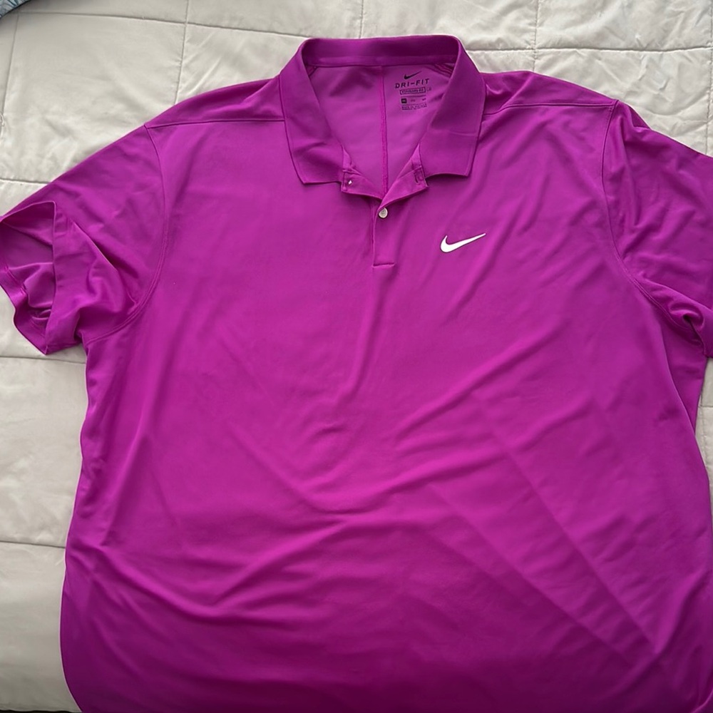 Nike Men's Purple Polo Shirt